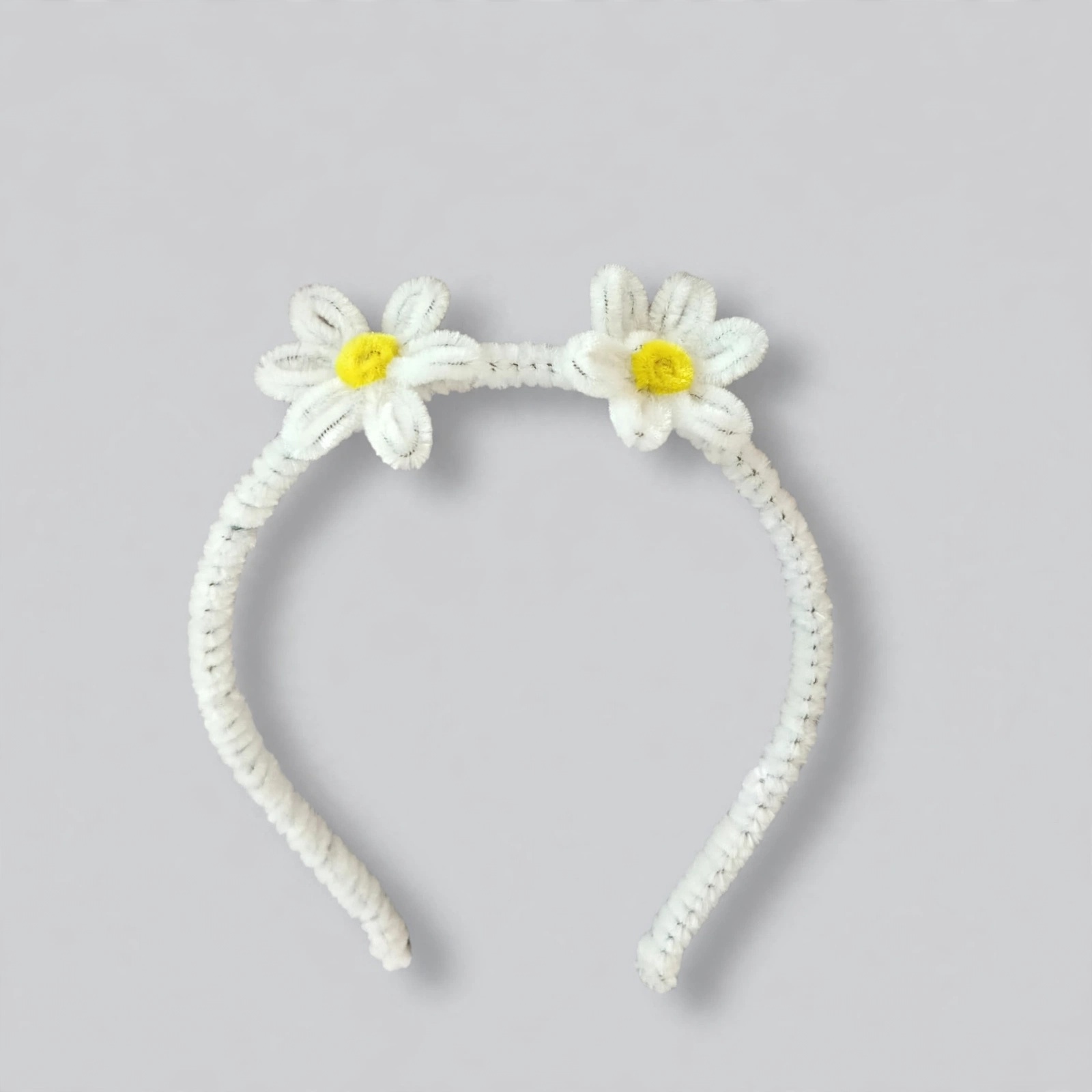 White Daisy Hairband