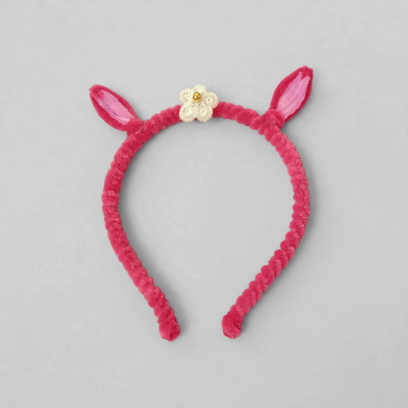 Pink Bunny Ear Hairband